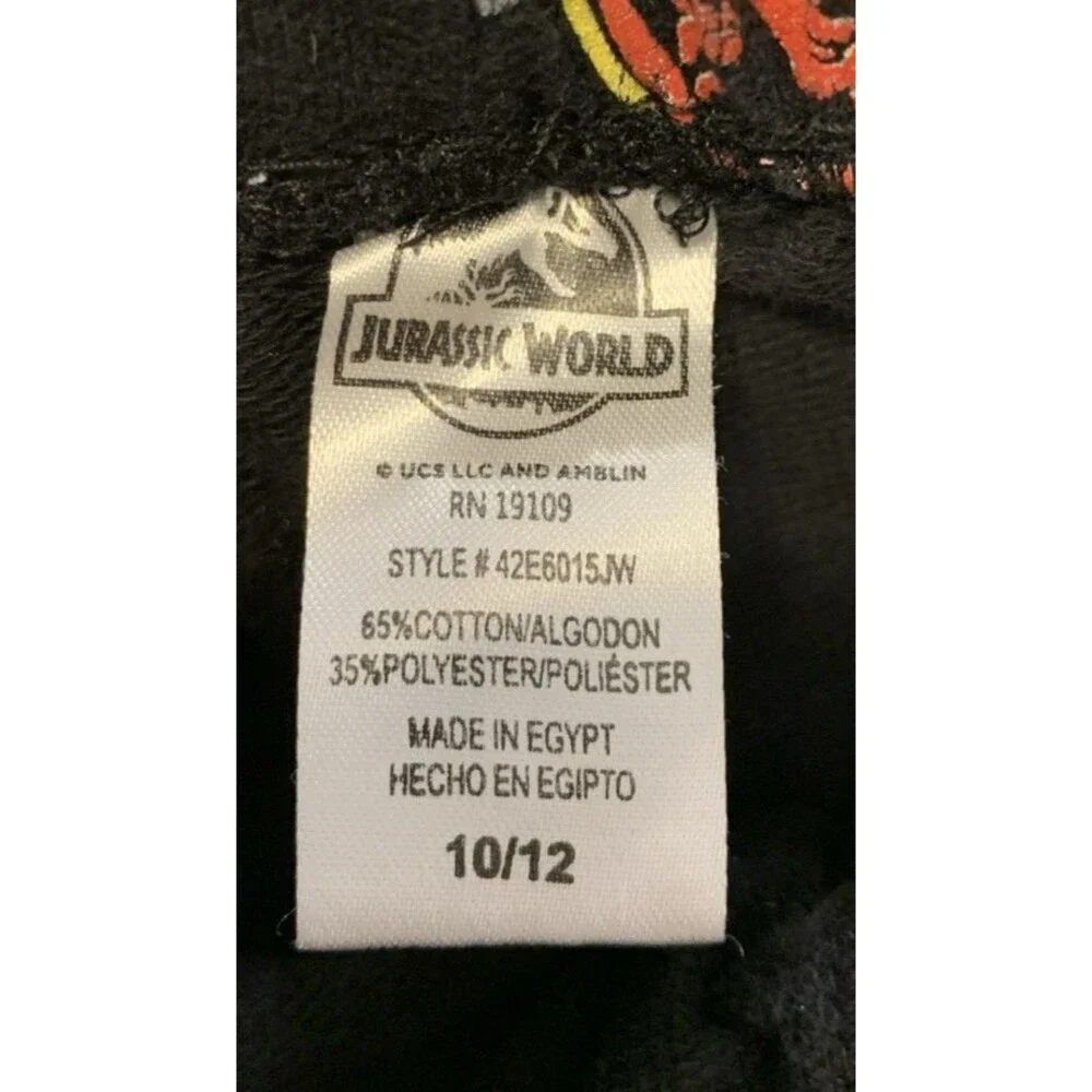 Jurassic Park Boys Youth Pajama Lounge Shorts 10/11 Dinosaur